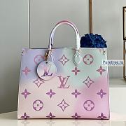 Louis Vuitton on X: Early morning sunrise. A pastel Monogram gradient in  warm orange and feminine pink grapefruit is featured on a range of new and  iconic bags and accessories. See #LouisVuitton's
