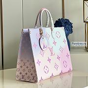 Louis Vuitton Onthego GM pastell blau rosa*