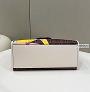 FENDI | Sunshine Medium Glazed Fabric Shopper With Inlay - 31 x 17 x 35cm - 5