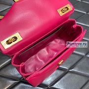 VALENTINO | One Stud Nappa Bag With Chain Pink - 19 x 14 x 11cm - 3