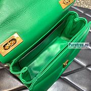 VALENTINO | One Stud Nappa Bag With Chain Green - 19 x 14 x 11cm - 3
