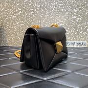 VALENTINO | One Stud Nappa Bag With Chain Black - 19 x 14 x 11cm - 6