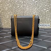 VALENTINO | One Stud Nappa Bag With Chain Black - 19 x 14 x 11cm - 2