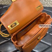 VALENTINO | One Stud Nappa Bag With Chain Brown - 19 x 14 x 11cm - 2
