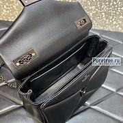 VALENTINO | One Stud Nappa Bag With Chain All Black - 19 x 14 x 11cm - 4