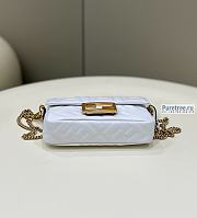 FENDI | Baguette Light White Nappa Leather Bag - 19 x 11.5 x 4cm - 6