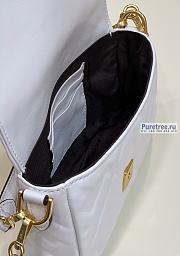 FENDI | Baguette Light White Nappa Leather Bag - 19 x 11.5 x 4cm - 4