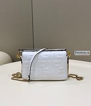 FENDI | Baguette Light White Nappa Leather Bag - 19 x 11.5 x 4cm - 3