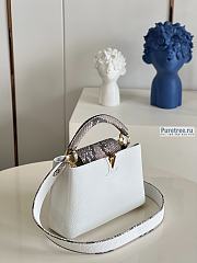 Louis Vuitton | Capucines BB Taurillon Leather With Python Handle M99387 - 27 x 18 x 9cm - 4