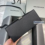 BALENCIAGA | Hourglass Small Handbag In Black Grained Calfskin - 23 x 10 x 14cm - 4