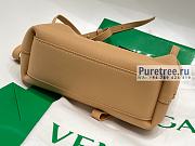 Bottega Veneta | Point Top Handle Bag Almond - 24 x 16 x 8cm - 4