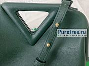 Bottega Veneta | Point Top Handle Bag Dark Green - 24 x 16 x 8cm - 3