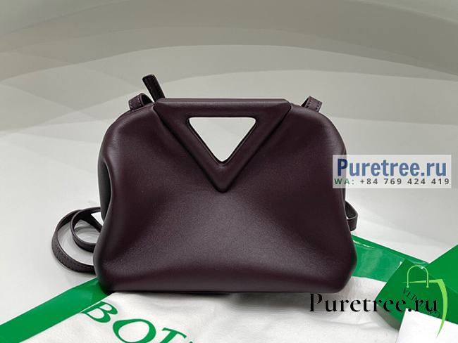 Bottega Veneta | Point Top Handle Bag Grape - 24 x 16 x 8cm - 1