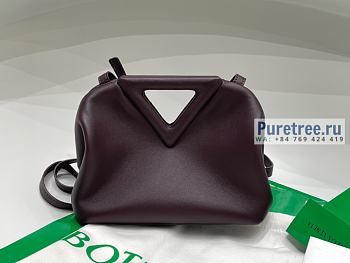 Bottega Veneta | Point Top Handle Bag Grape - 24 x 16 x 8cm