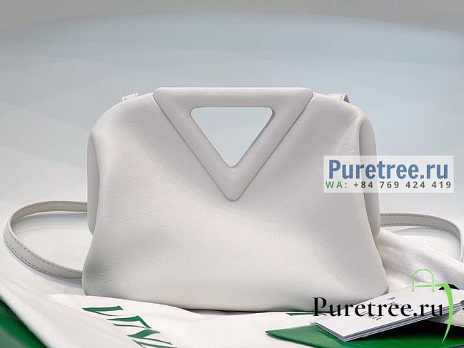Bottega Veneta | Point Top Handle Bag White - 24 x 16 x 8cm - 1