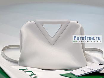 Bottega Veneta | Point Top Handle Bag White - 24 x 16 x 8cm