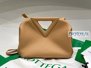 Bottega Veneta | Point Top Handle Bag Almond - 24 x 16 x 8cm