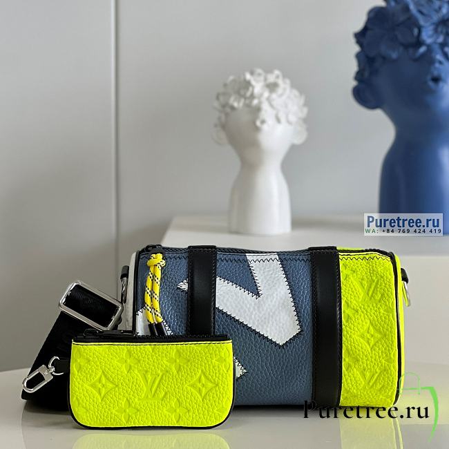 Louis Vuitton | Polochon Yellow Taurillon Leather M59927 - 22 x 13 x 10cm - 1