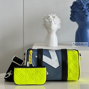 Louis Vuitton | Polochon Yellow Taurillon Leather M59927 - 22 x 13 x 10cm
