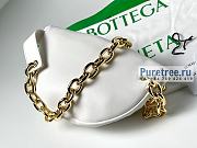 Bottega Veneta | Mini Chain Pouch Belt Bag White Leather - 22 x 13 x 5cm - 4