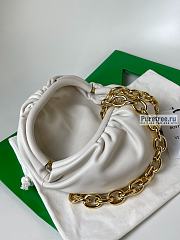 Bottega Veneta | Mini Chain Pouch Belt Bag White Leather - 22 x 13 x 5cm - 2
