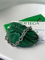 Bottega Veneta | Mini Chain Pouch Belt Bag Green Leather - 22 x 13 x 5cm - 1