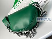 Bottega Veneta | Mini Chain Pouch Belt Bag Green Leather - 22 x 13 x 5cm - 2