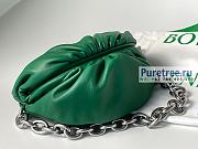 Bottega Veneta | Mini Chain Pouch Belt Bag Green Leather - 22 x 13 x 5cm - 3