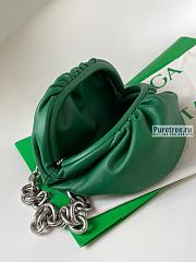 Bottega Veneta | Mini Chain Pouch Belt Bag Green Leather - 22 x 13 x 5cm - 4