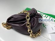 Bottega Veneta | Mini Chain Pouch Belt Bag Grape Leather - 22 x 13 x 5cm - 6