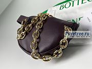 Bottega Veneta | Mini Chain Pouch Belt Bag Grape Leather - 22 x 13 x 5cm - 5