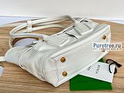 Bottega Veneta | Mini Arco Intreccio Slouchy Leather In White - 29 x 19 x 9cm - 6