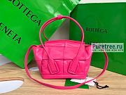 Bottega Veneta | Mini Arco Intreccio Slouchy Leather In Bonbon - 29 x 19 x 9cm - 1