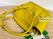 Bottega Veneta | Mini Arco Intreccio Slouchy Leather In Yellow - 29 x 19 x 9cm - 5