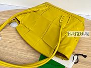 Bottega Veneta | Small Arco Intreccio Slouchy Leather In Mirabelle - 33 x 21 x 6cm - 4