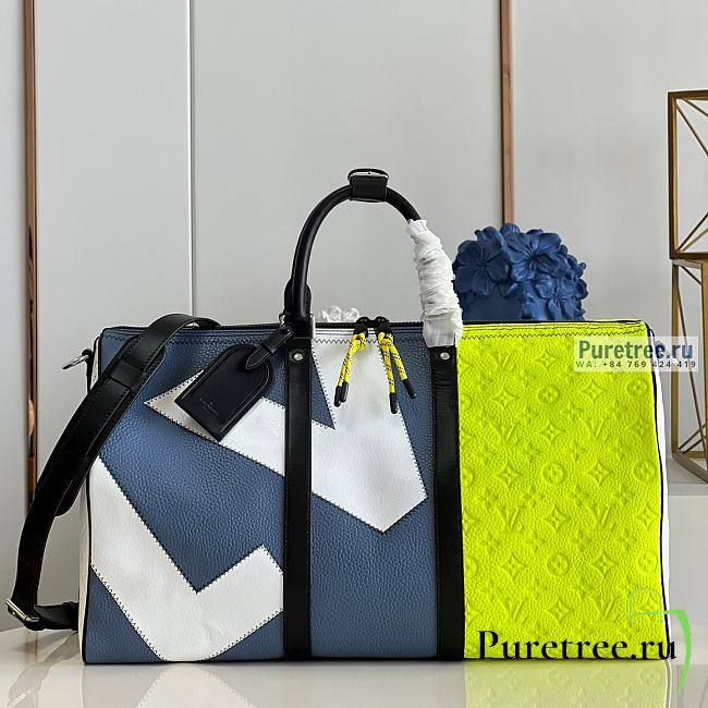 Louis Vuitton | Keepall 50B Yellow Taurillon Leather M59922 - 50 x 29 x 23cm - 1