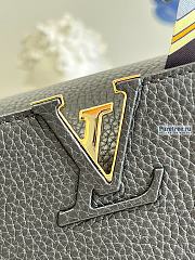 Louis Vuitton | Capucines BB Taurillon Leather Handle Wrapped Scarf M20536 - 27 x 18 x 9cm - 2