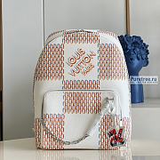 Louis Vuitton | Racer Backpack White Damier Spray Leather M20664 - 33 x 41 x 18cm - 1