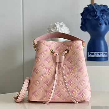 Louis Vuitton Néonoé BB Pink Sprayed And Embossed Leather M46174 20x20x13 cm 
