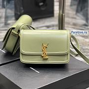 YSL | Solferino Medium Satchel In Pistache Box Saint Laurent Leather 23x16x6 cm - 1