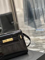 YSL | Manhattan Small Shoulder Bag In Patent Leather - 24 x 17.5 x 6cm - 4