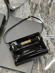 YSL | Manhattan Small Shoulder Bag In Patent Leather - 24 x 17.5 x 6cm - 6