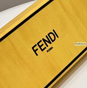 FENDI | Horizontal Box Yellow Leather Bag - 24 x 5 x 10.5cm - 2