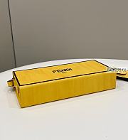 FENDI | Horizontal Box Yellow Leather Bag - 24 x 5 x 10.5cm - 3