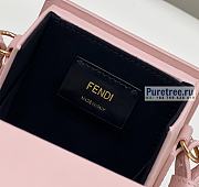 FENDI | Vertical Box Pink Leather Bag - 10.5 x 7 x 17cm - 6