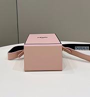 FENDI | Vertical Box Pink Leather Bag - 10.5 x 7 x 17cm - 5
