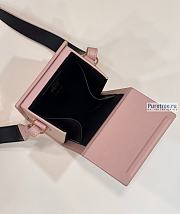 FENDI | Vertical Box Pink Leather Bag - 10.5 x 7 x 17cm - 4