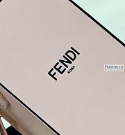 FENDI | Vertical Box Pink Leather Bag - 10.5 x 7 x 17cm - 3