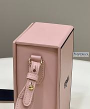 FENDI | Vertical Box Pink Leather Bag - 10.5 x 7 x 17cm - 2