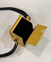 FENDI | Vertical Box Yellow Leather Bag - 10.5 x 7 x 17cm - 3